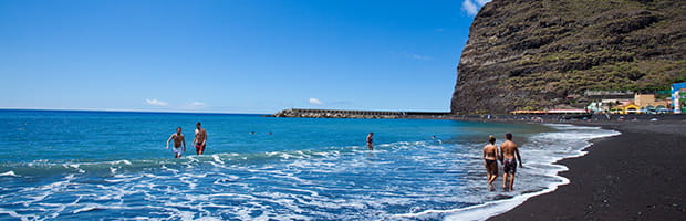 Beach in La Palma