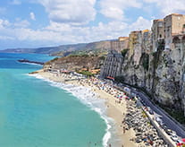La spiaggia di Tropea