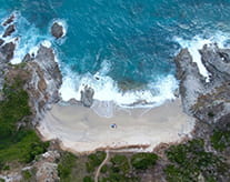 La spiaggia di Roccella Jonica